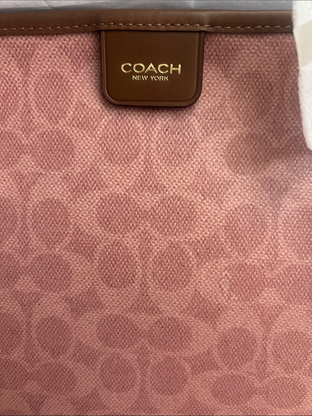 NWT COACH Taxi Tote Bag In Signature Hard Canvas - Picture 3 of 13